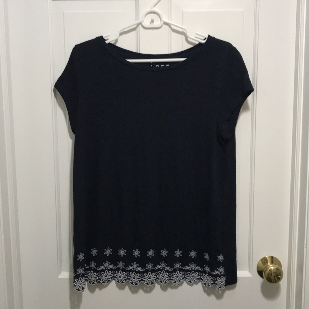 Navy work tee
